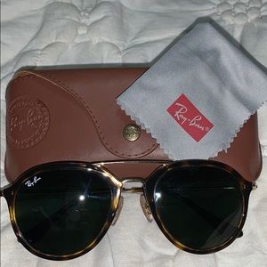Rayban 4253 tortoise grn lens aviator (Paid full)